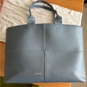 Matt & Nat Slate Gray Panel Tote